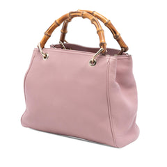 Gucci Small Calfskin Bamboo Shopper Satchel