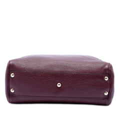 Gucci Small Calfskin Bamboo Shopper Satchel