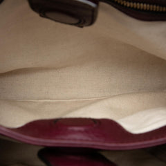 Gucci Small Calfskin Bamboo Shopper Satchel