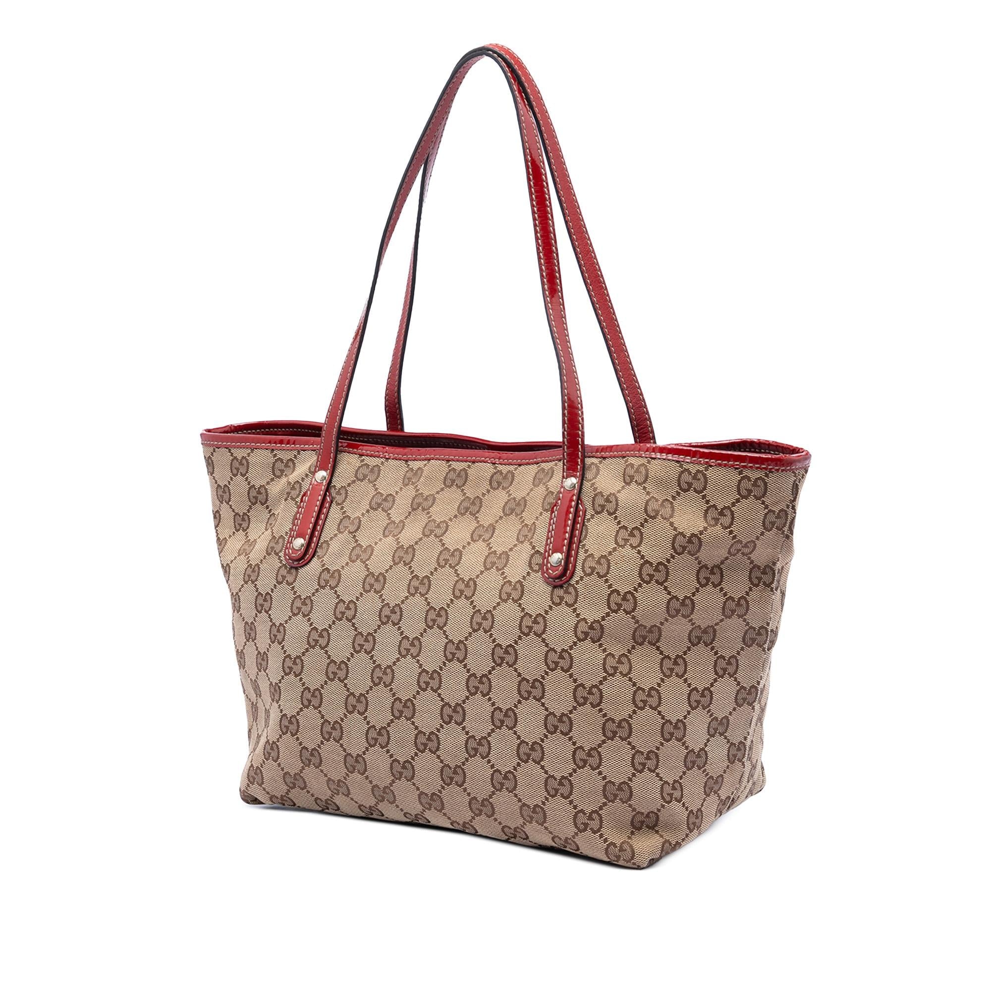 Gucci Small GG Canvas Brando Guccioli Holiday Chihuahua Tote