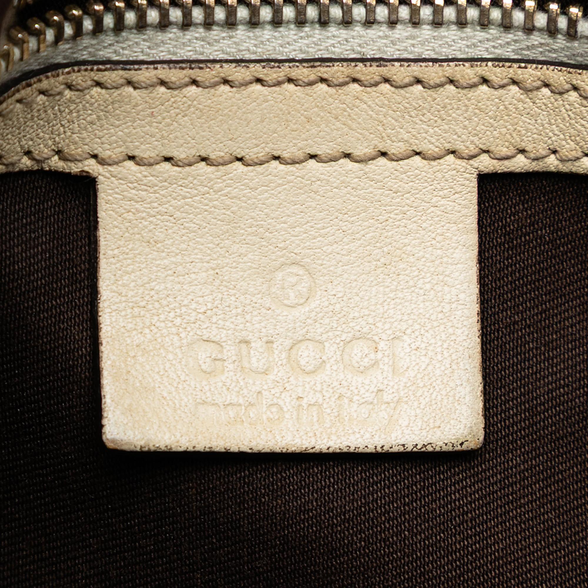 Gucci Small GG Canvas Horsebit Pelham Shoulder Bag