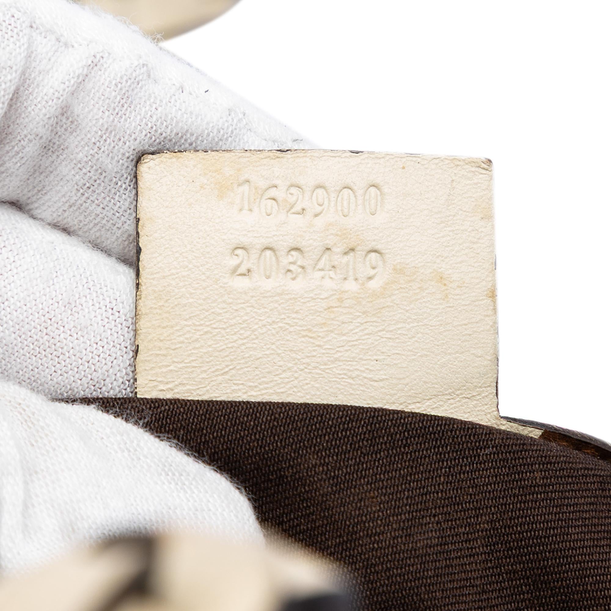 Gucci Small GG Canvas Horsebit Pelham Shoulder Bag