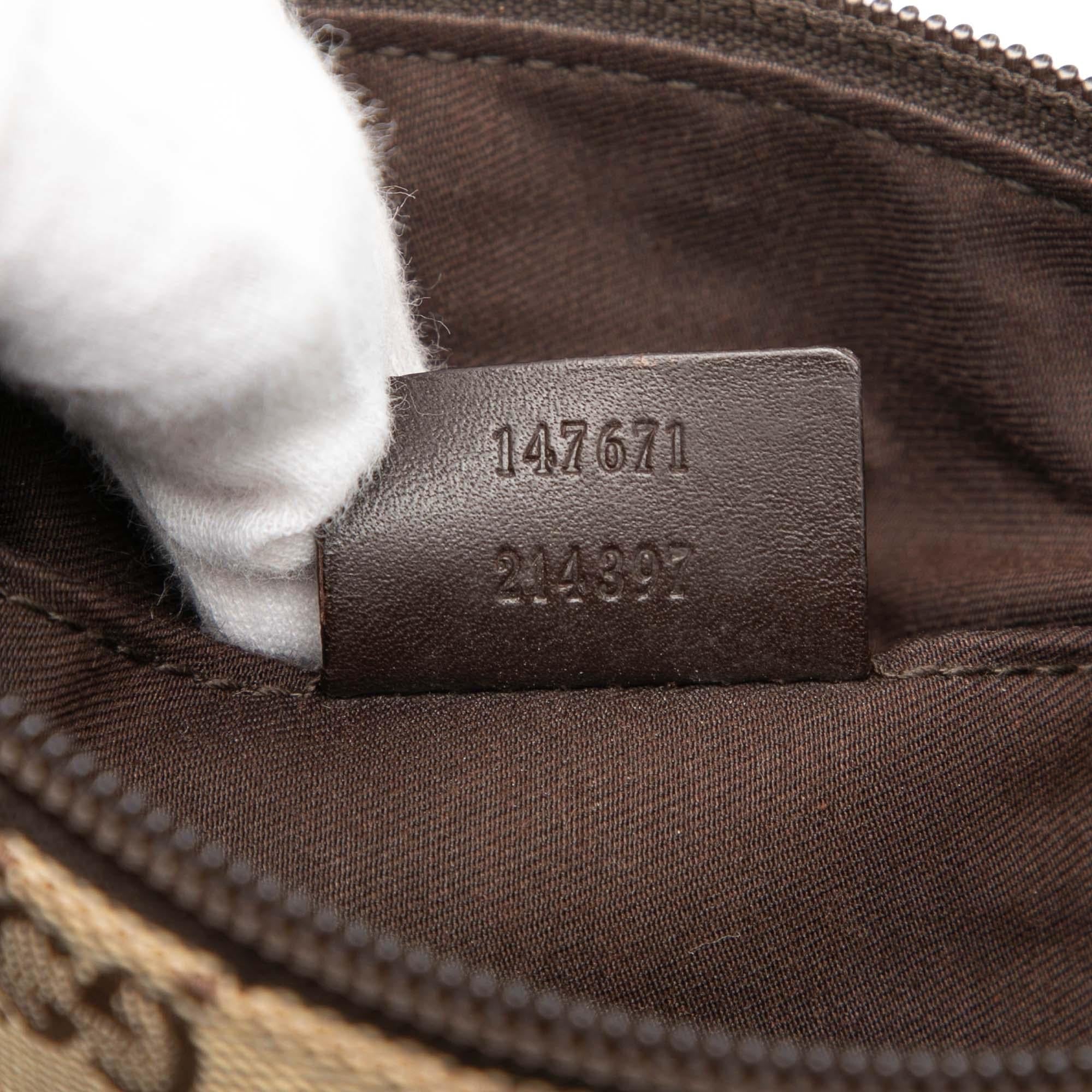 Gucci Small GG Canvas Perforated Crossbody