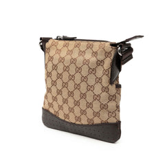Gucci Small GG Canvas Perforated Crossbody
