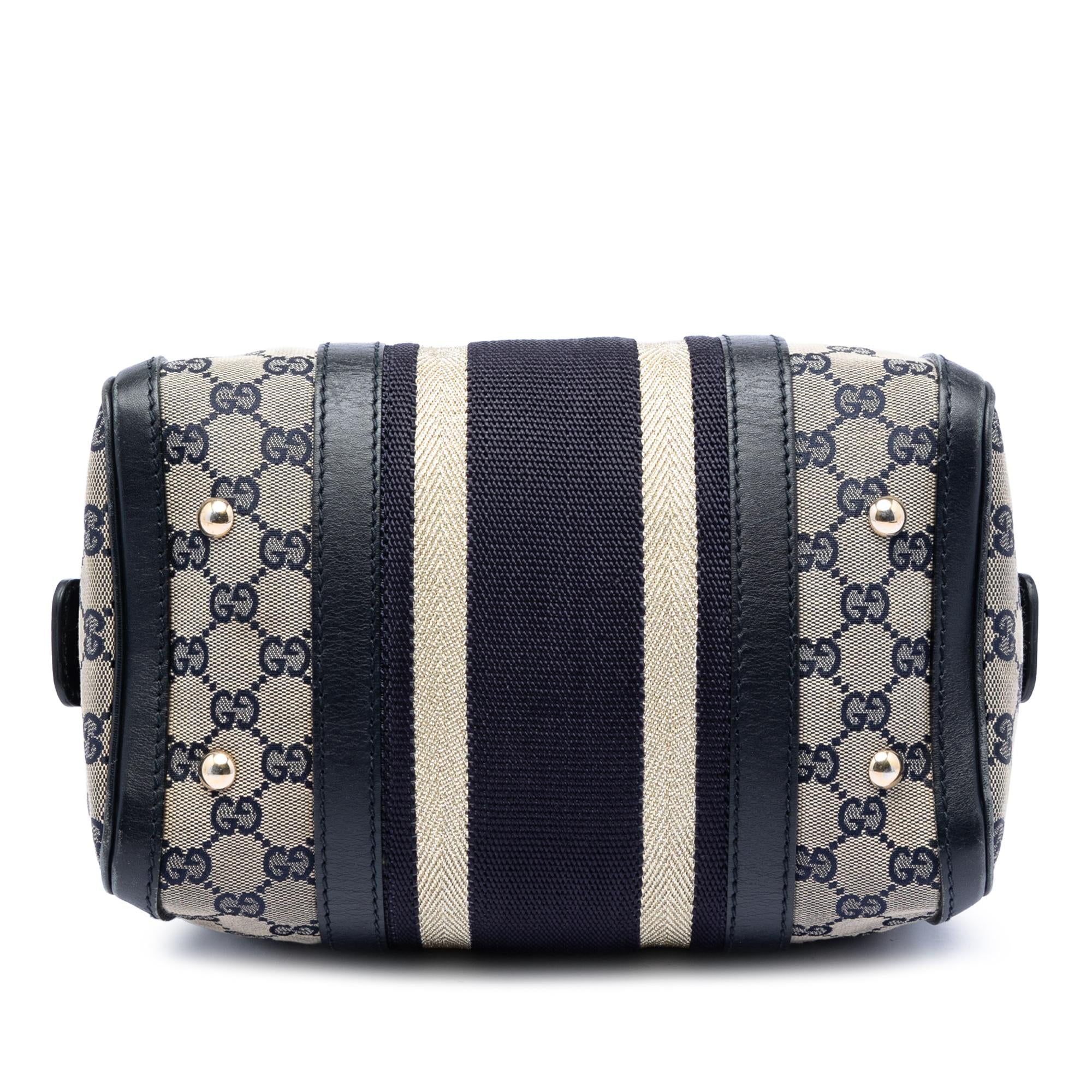 Gucci Small GG Canvas Web Joy Boston Bag