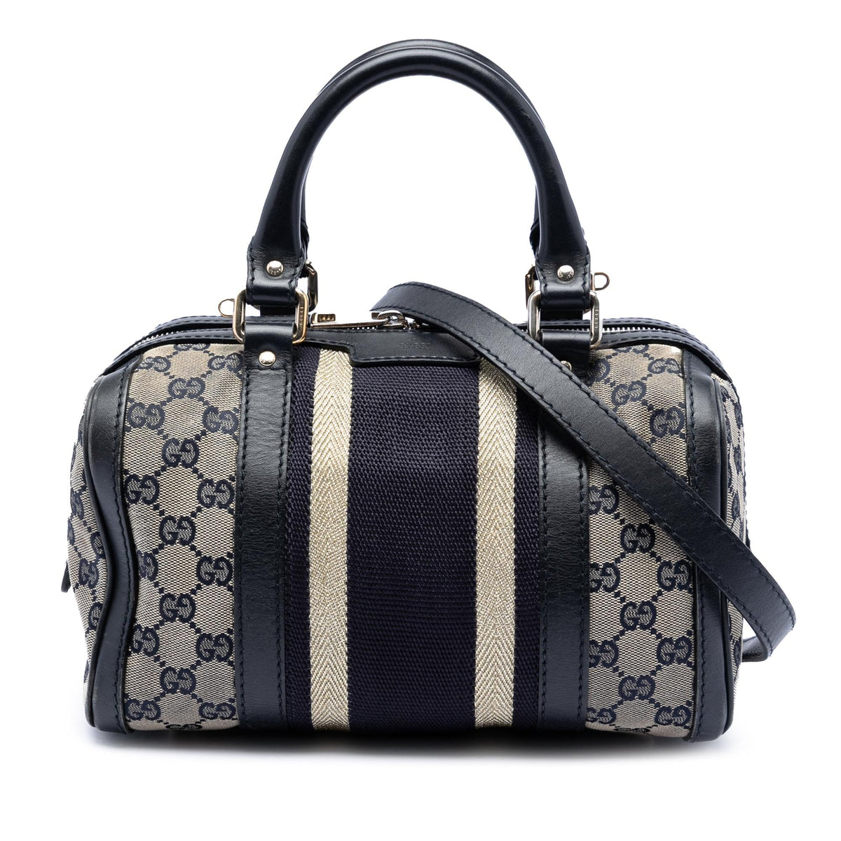 Gucci Small GG Canvas Web Joy Boston Bag