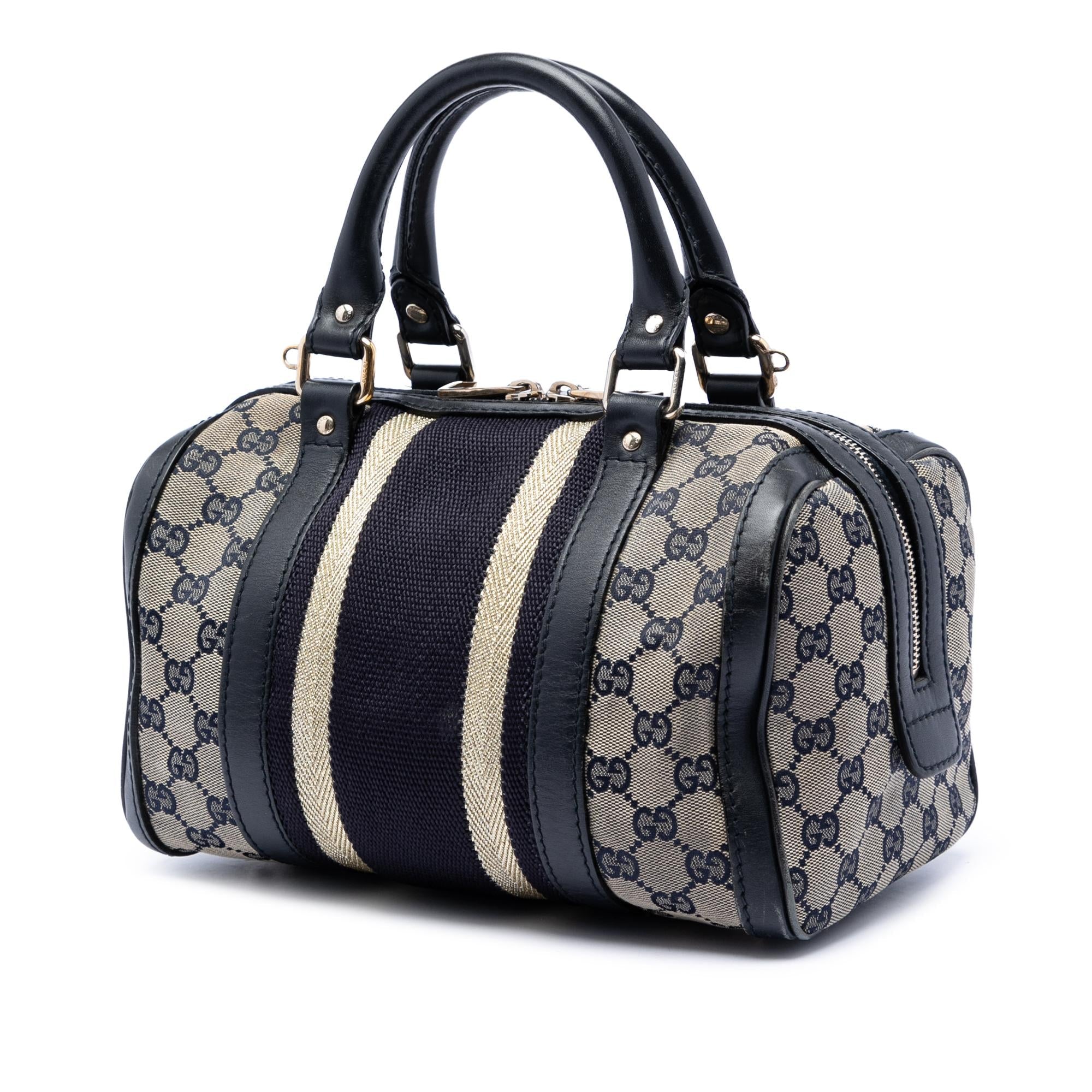 Gucci Small GG Canvas Web Joy Boston Bag