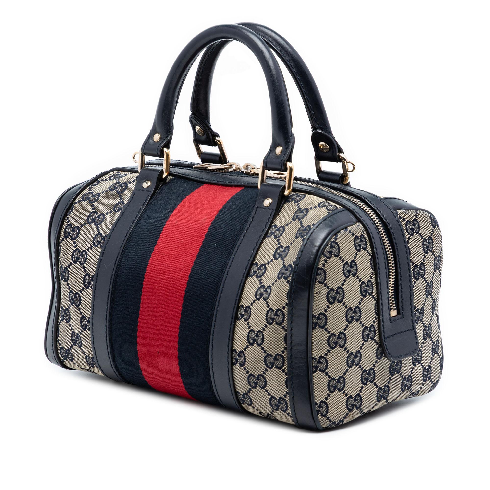 Gucci Small GG Canvas Web Joy Boston Bag