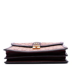 Gucci Small GG Canvas Web Ophidia Top Handle Flap