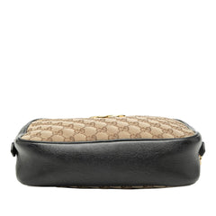 Gucci Small GG Marmont Matelasse GG Canvas and Leather Crossbody