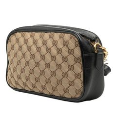 Gucci Small GG Marmont Matelasse GG Canvas and Leather Crossbody