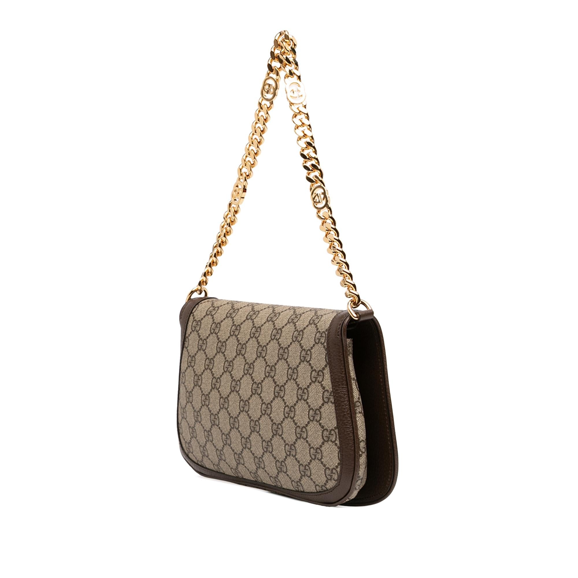 Gucci Small GG Supreme Blondie Chain Satchel