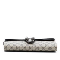 Gucci Small GG Supreme East West Dionysus Flap Bag