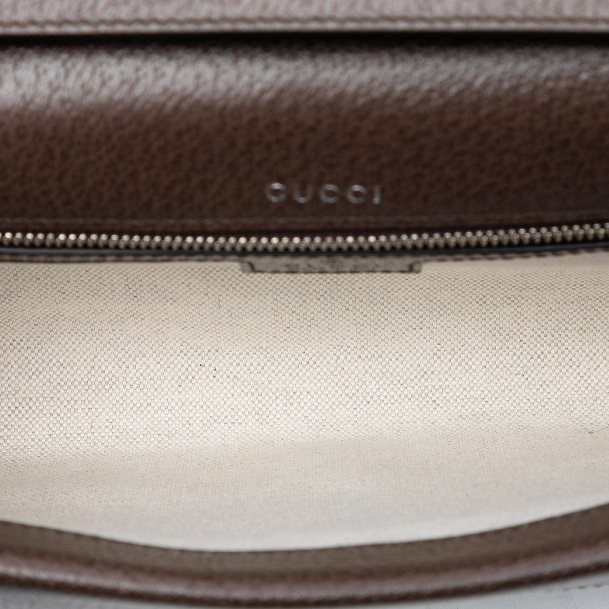 Gucci Small GG Supreme East West Dionysus Flap Bag