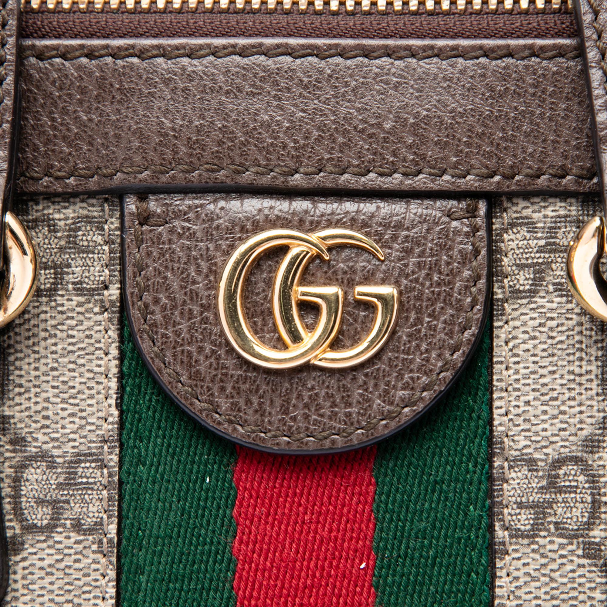 Gucci Small GG Supreme Ophidia Satchel