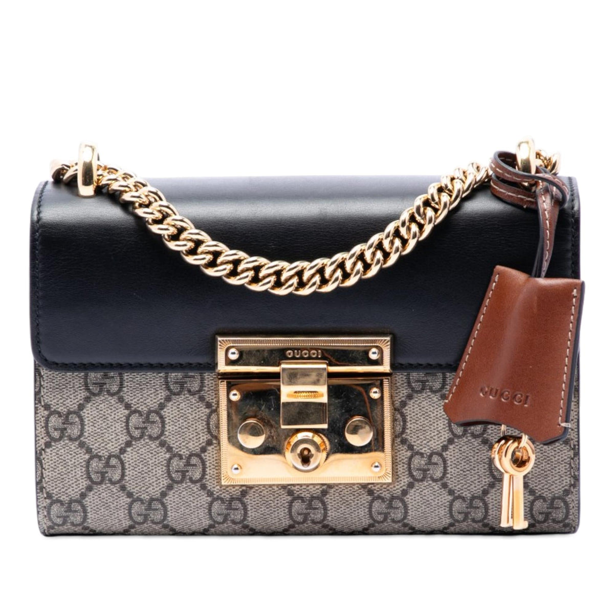 Gucci Small GG Supreme Padlock Crossbody