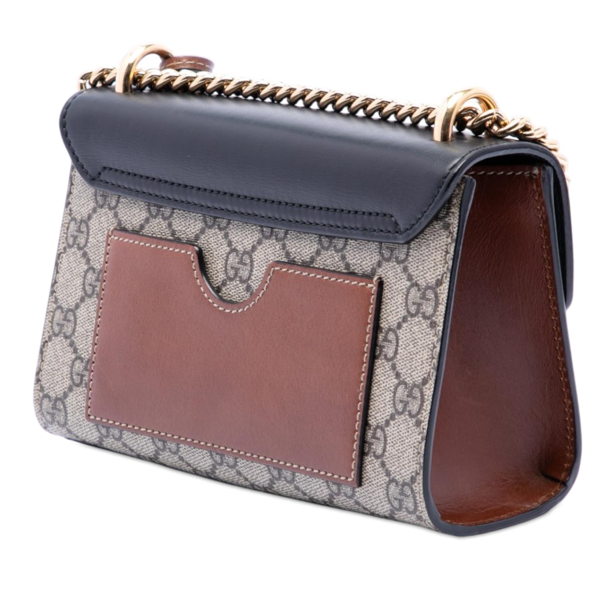 Gucci Small GG Supreme Padlock Crossbody