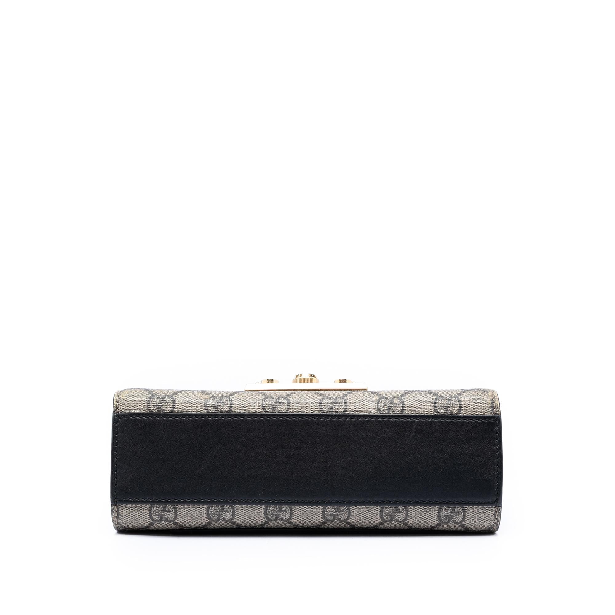 Gucci Small GG Supreme Padlock Crossbody