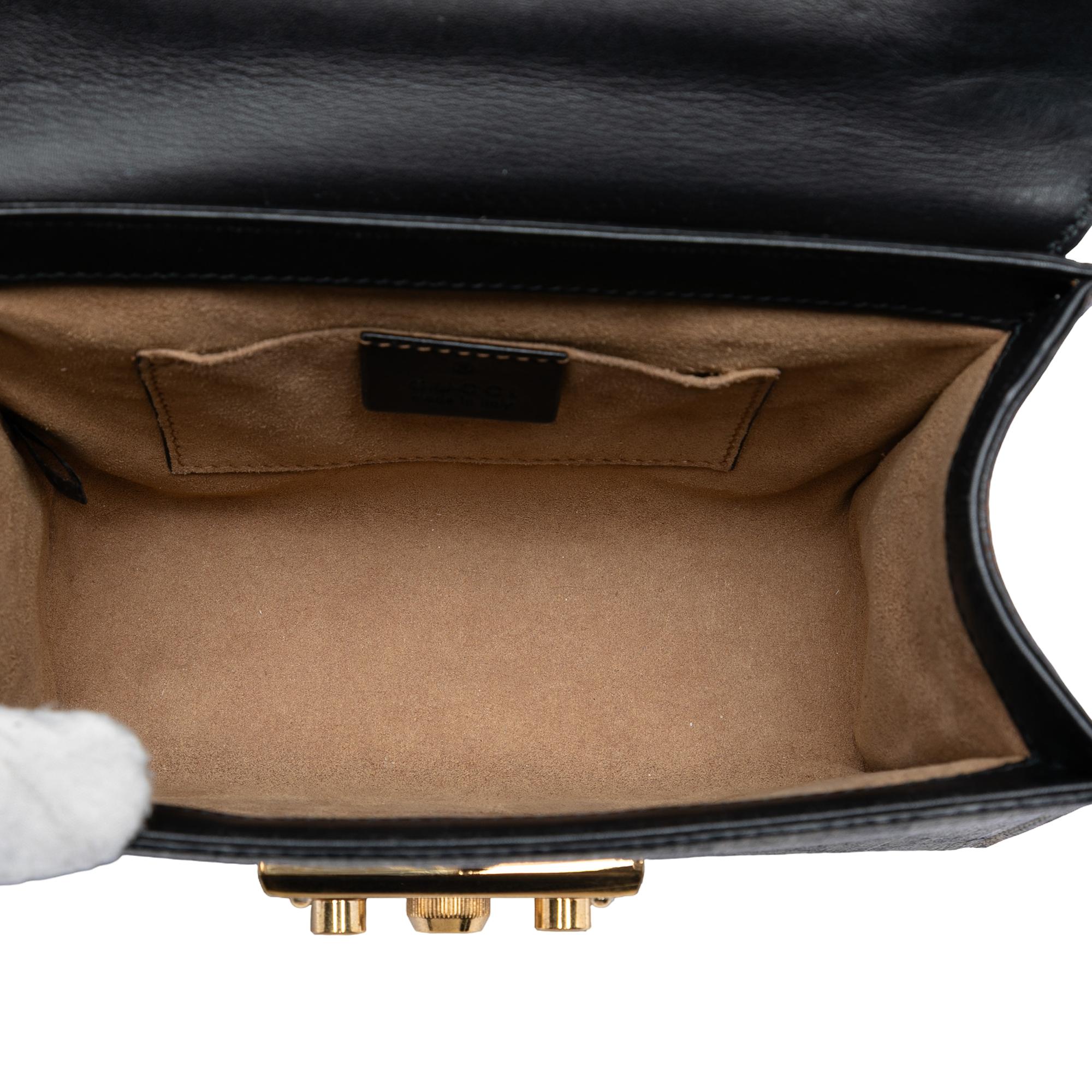 Gucci Small GG Supreme Padlock Crossbody