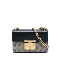 Gucci Small GG Supreme Padlock Crossbody