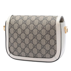 Gucci Small GG Supreme Web Horsebit 1955 Crossbody