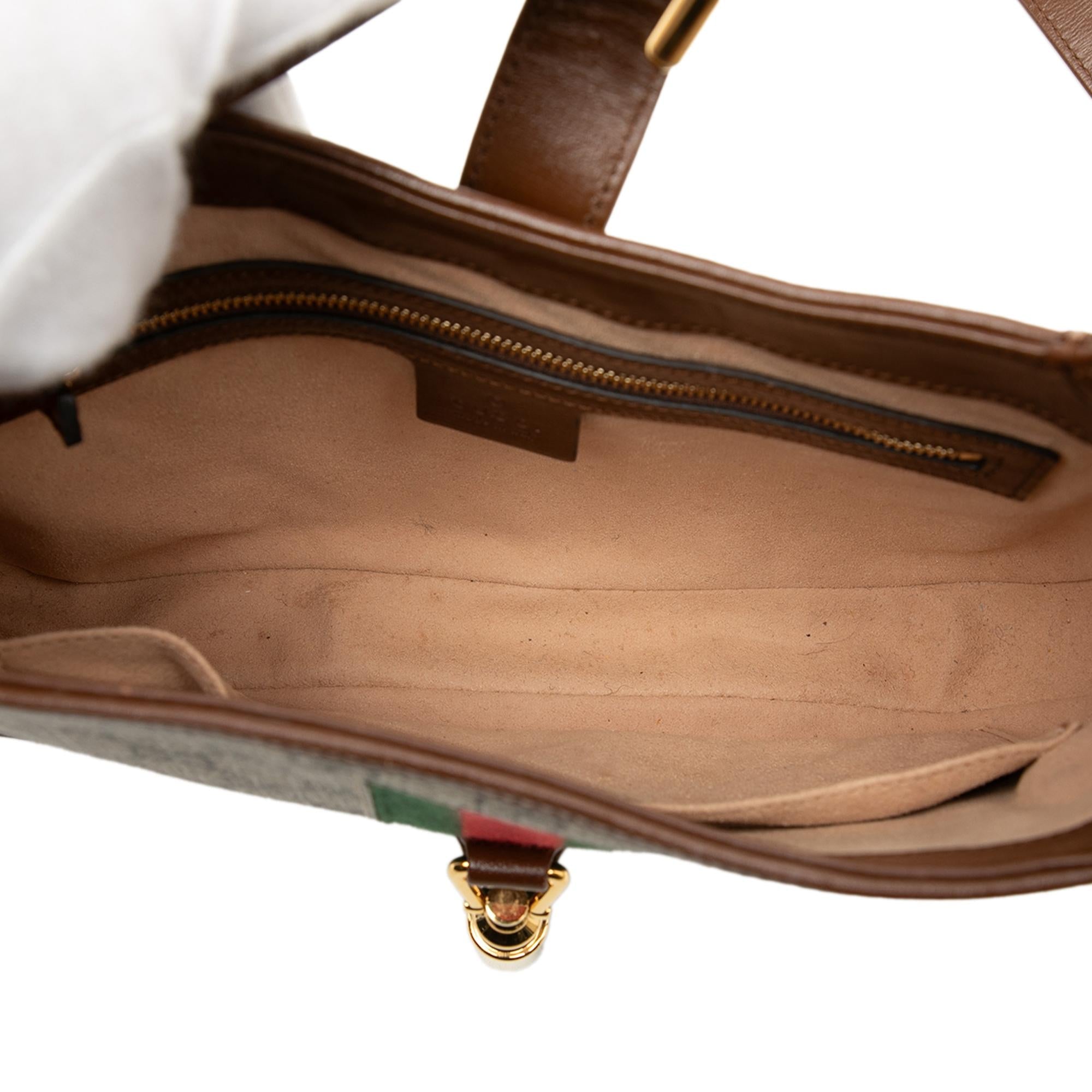 Gucci Small GG Supreme Web Jackie 1961 Crossbody
