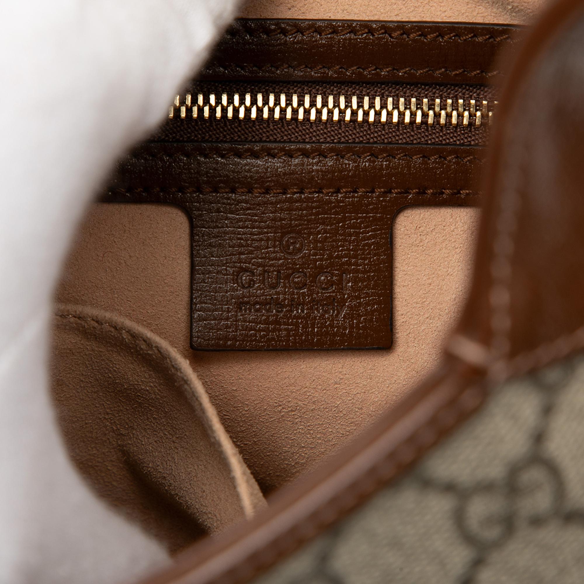 Gucci Small GG Supreme Web Jackie 1961 Crossbody