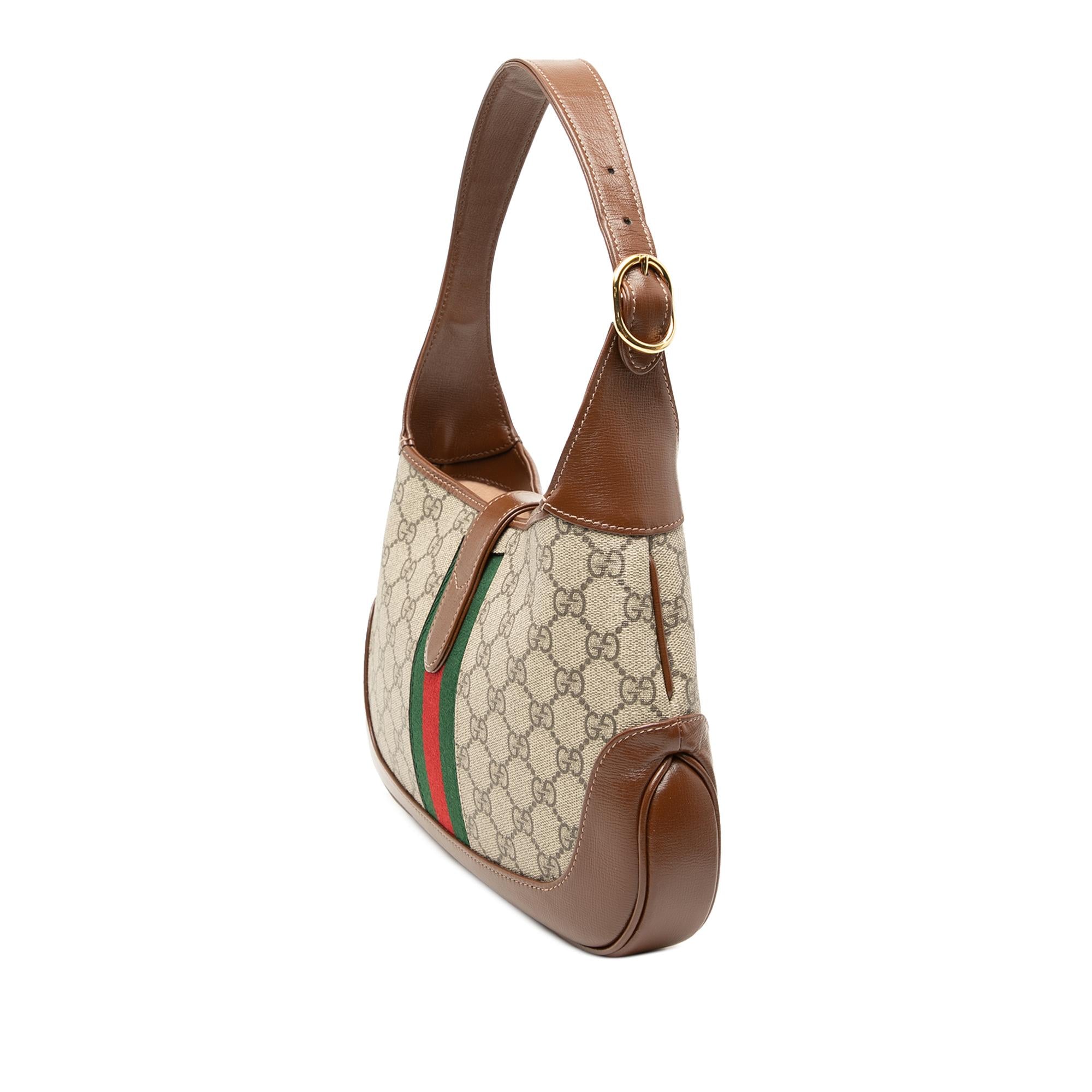 Gucci Small GG Supreme Web Jackie 1961 Crossbody