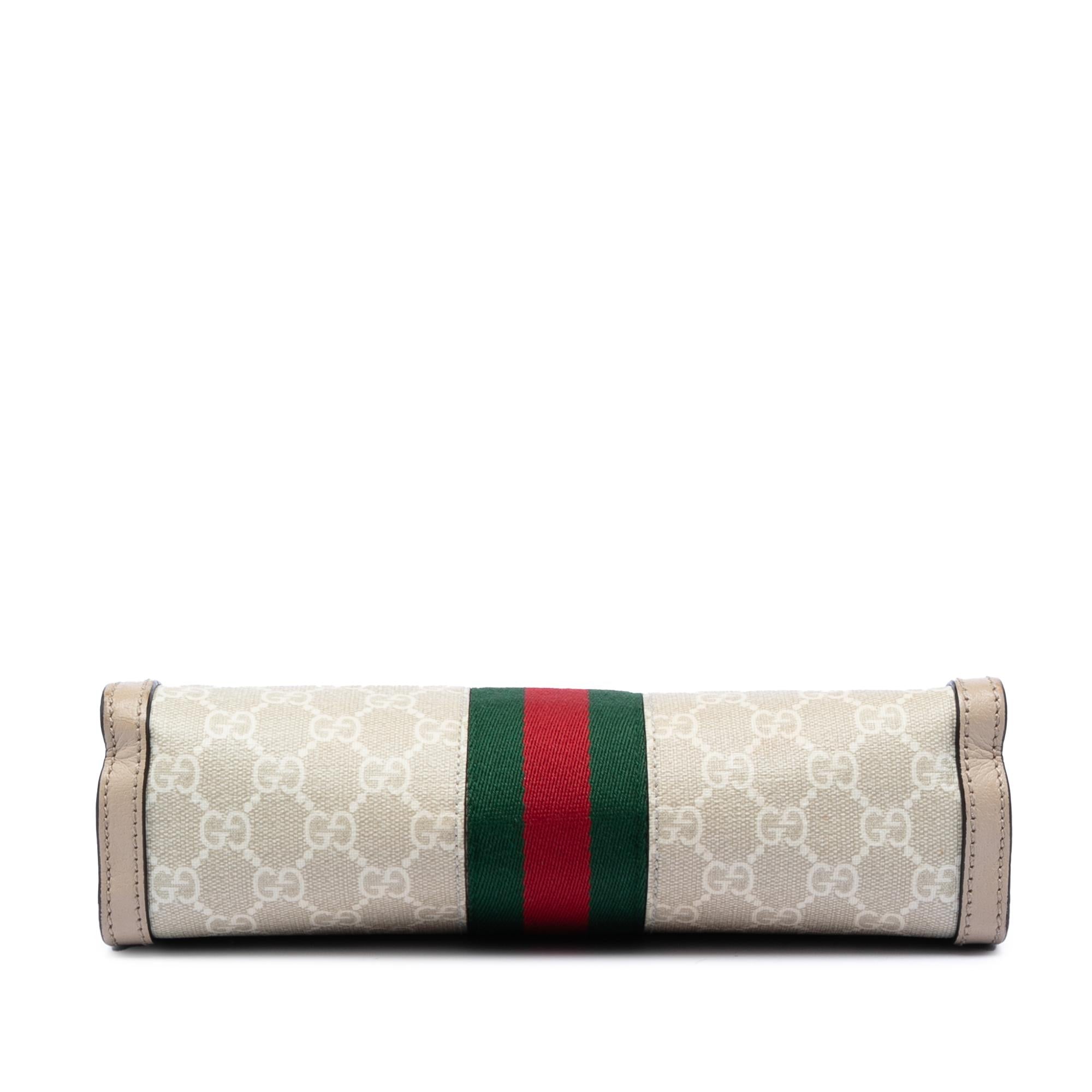 Gucci Small GG Supreme Web Ophidia Chain Crossbody