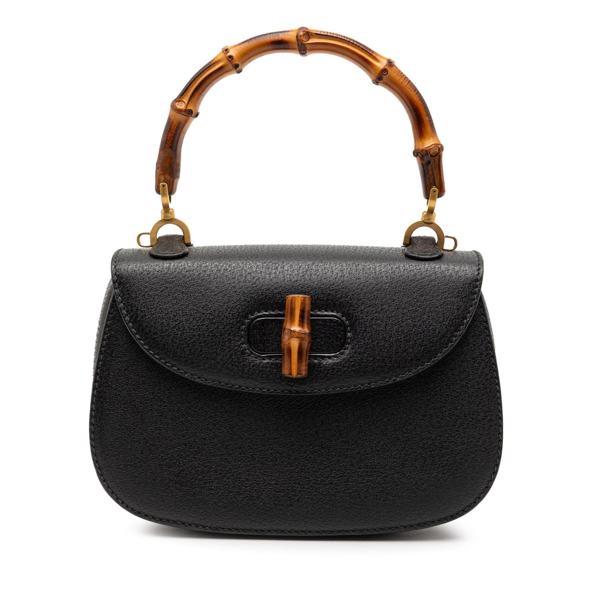 Gucci Small Grained Calfskin Bamboo Night