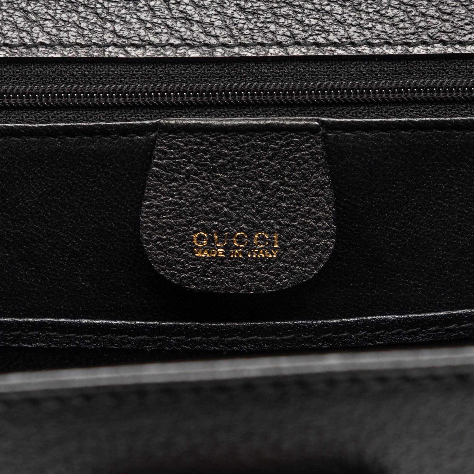 Gucci Small Grained Calfskin Bamboo Night