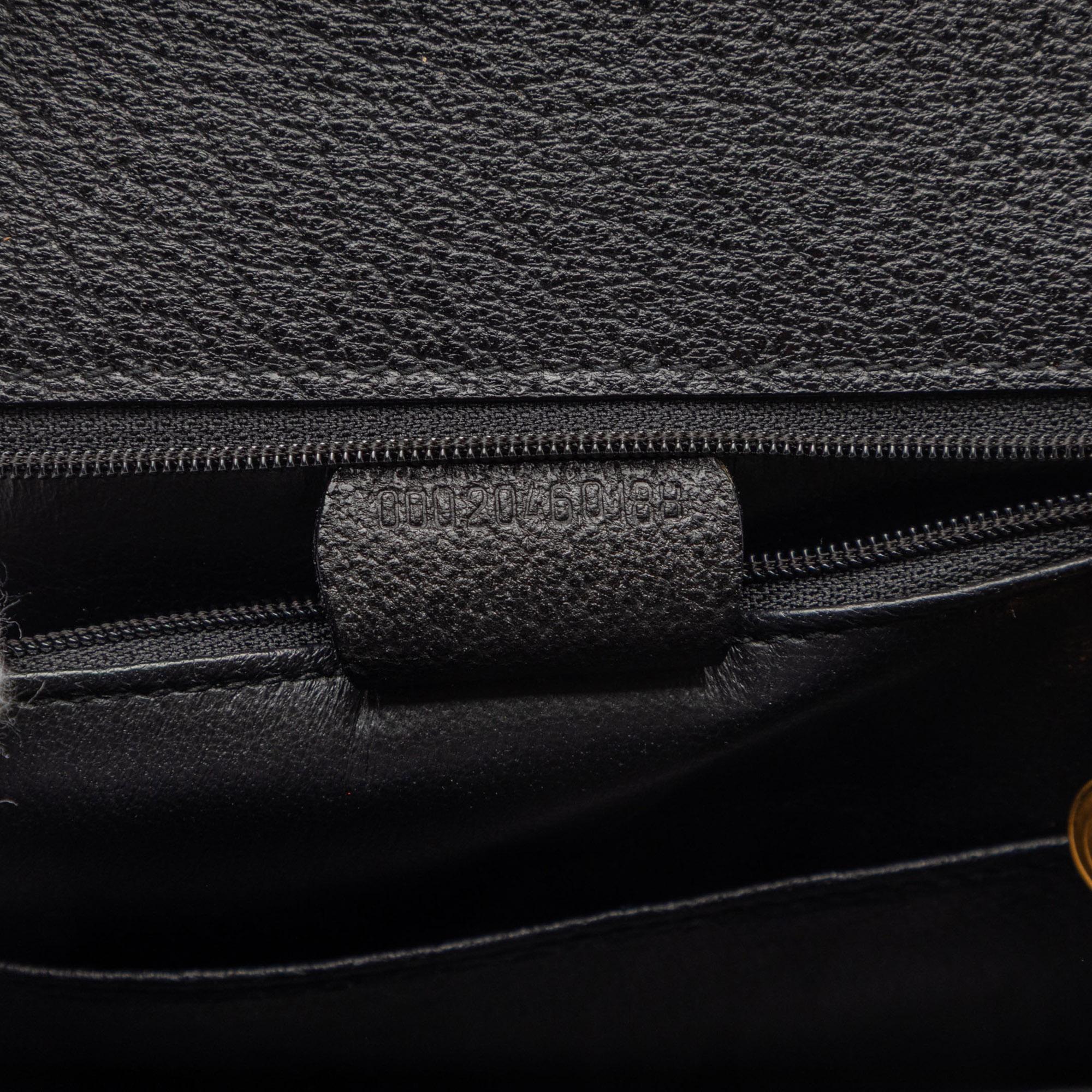 Gucci Small Grained Calfskin Bamboo Night