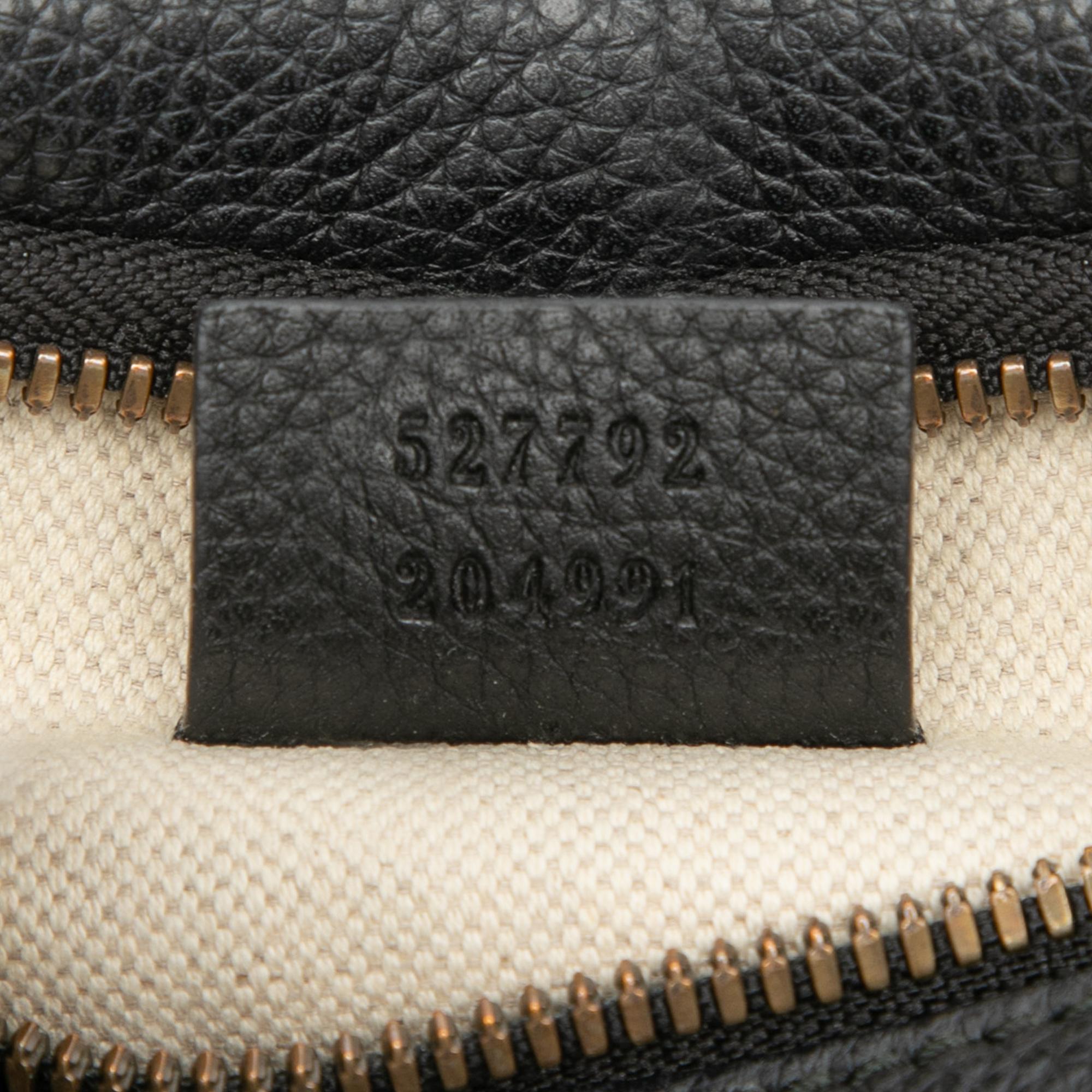 Gucci Small Grained Calfskin Logo Belt Bag
