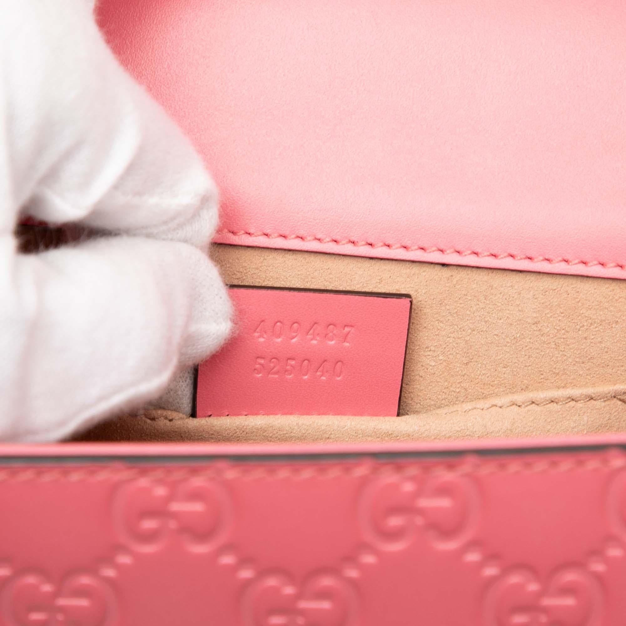 Gucci Small Guccissima Padlock Crossbody