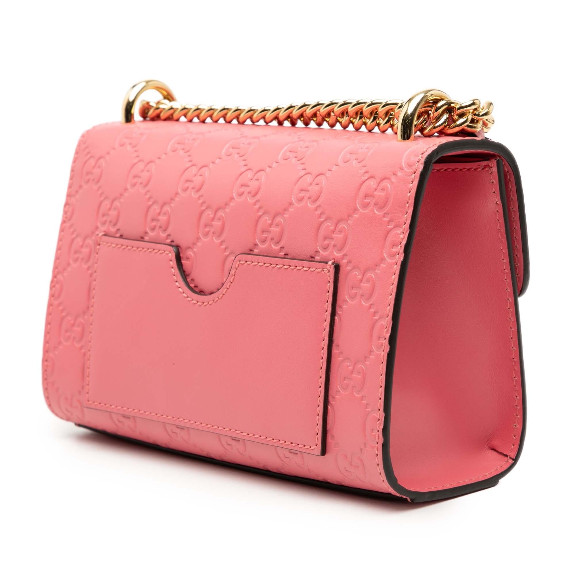 Gucci Small Guccissima Padlock Crossbody