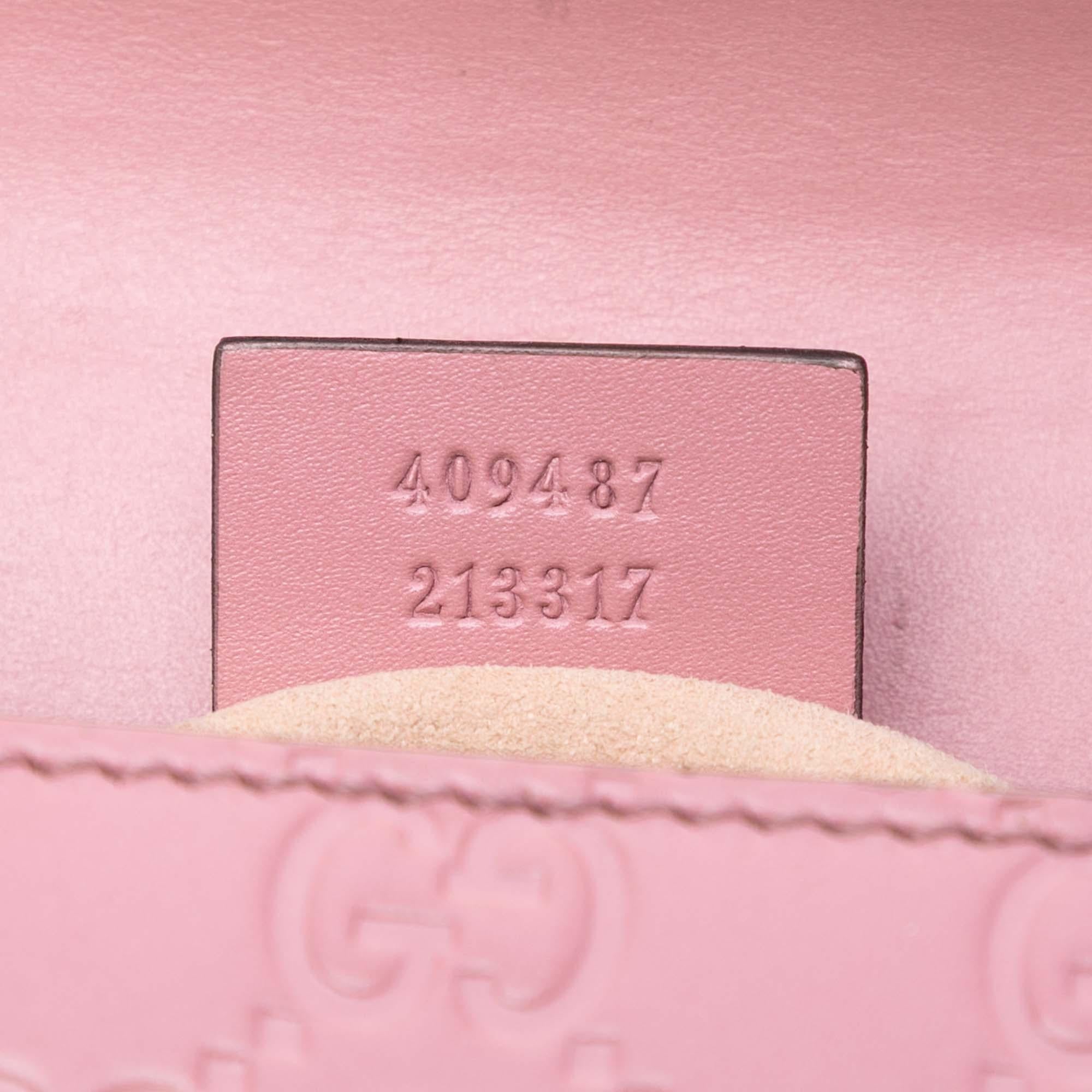 Gucci Small Guccissima Padlock Crossbody