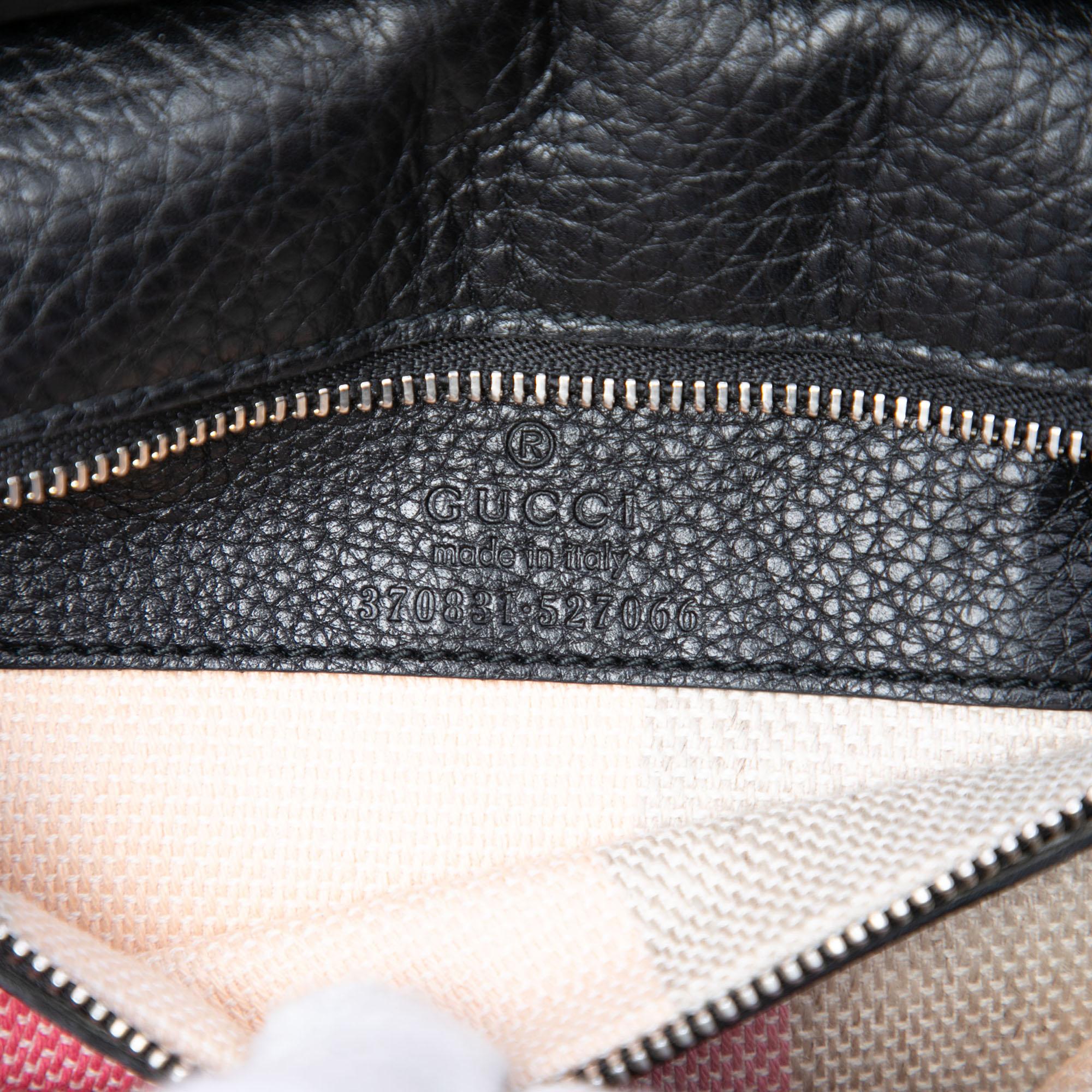 Gucci Small Leather Bamboo Daily Satchel