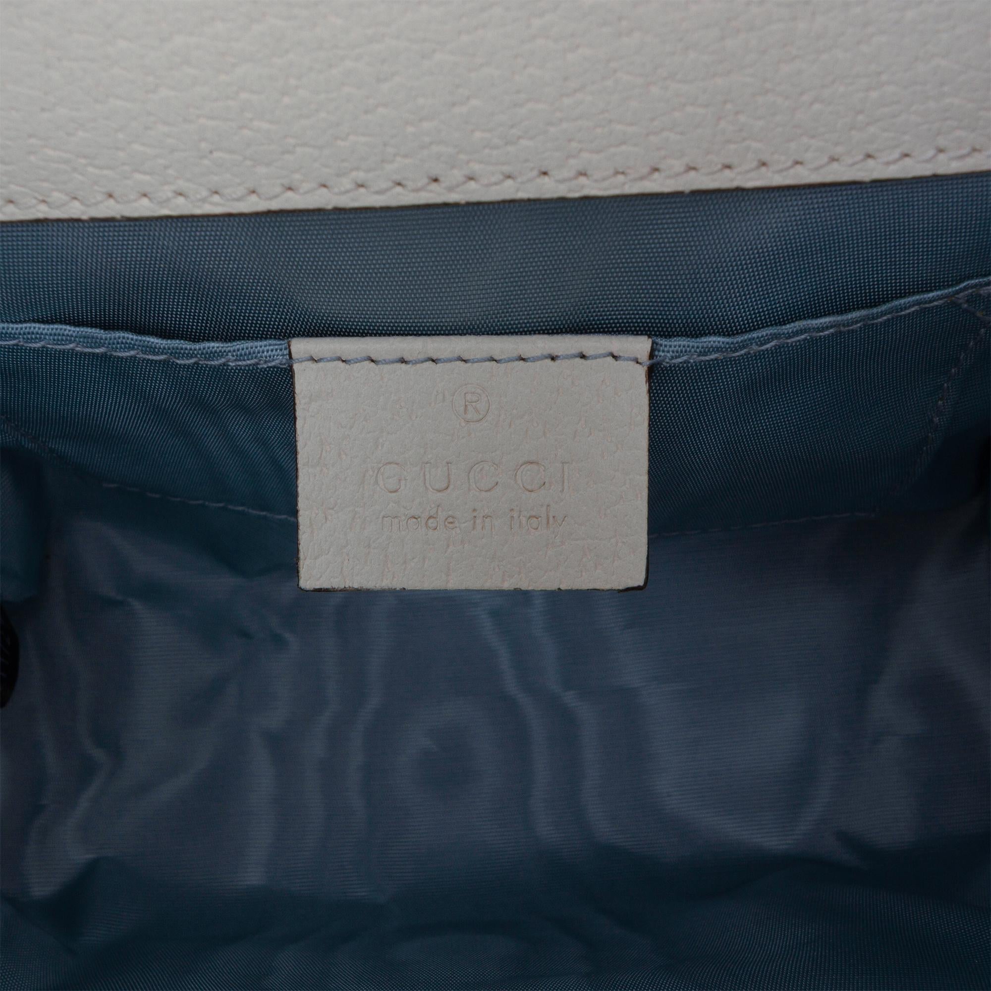 Gucci Small Leather Bee Star Padlock Crossbody