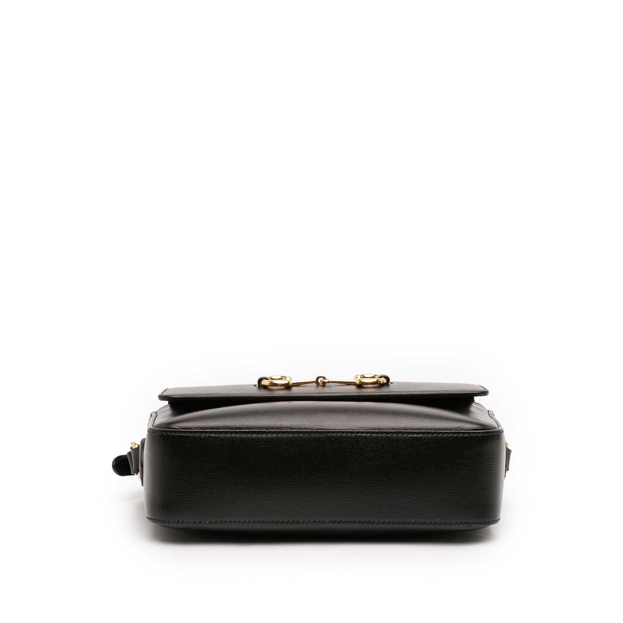 Gucci Small Leather Horsebit 1955 Camera Bag