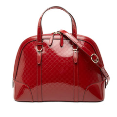 Gucci Small Microguccissima Patent Nice Dome Satchel