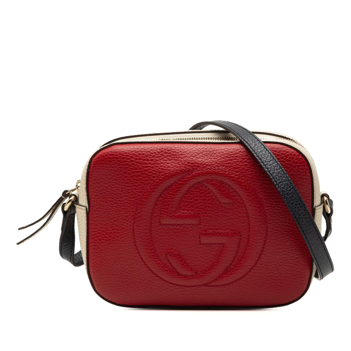 Gucci Small Tricolor Leather Soho Disco Crossbody