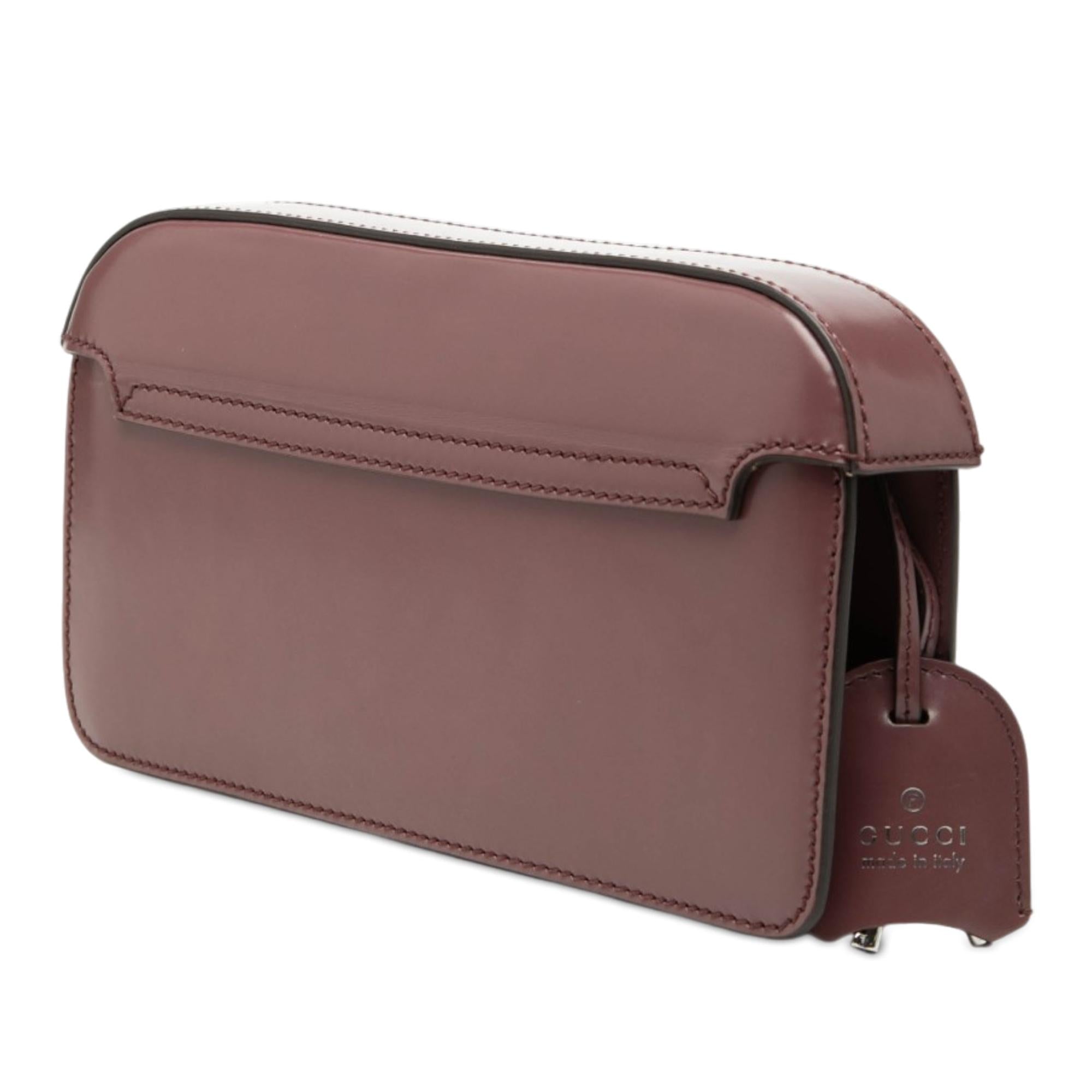 Gucci Smooth Calfskin Lady Lock Clutch