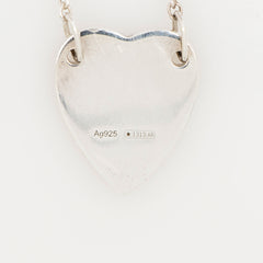 Gucci Sterling Silver Trademark Heart Tag Bracelet