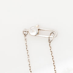 Gucci Sterling Silver Trademark Heart Tag Bracelet