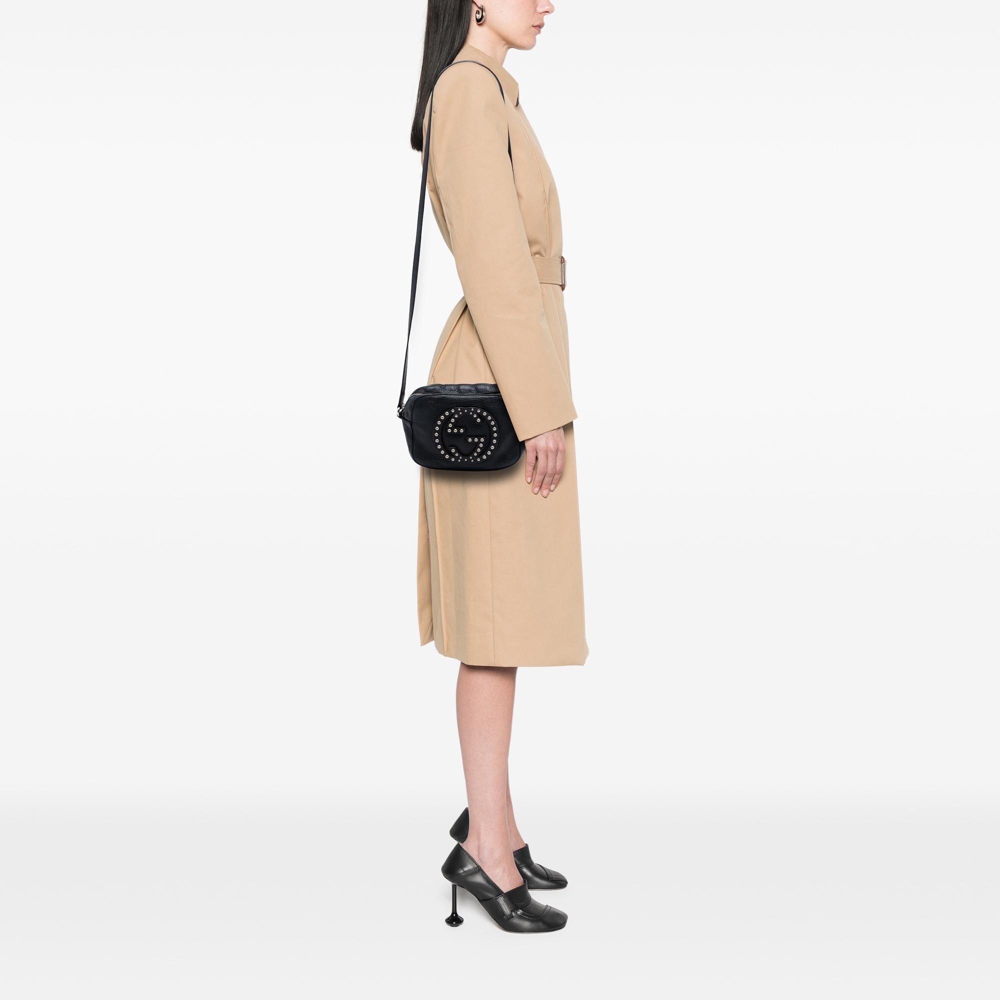 Gucci Studded Calfskin Soho Disco Crossbody