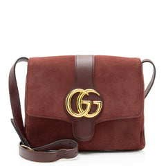 Gucci Suede Arli Medium Shoulder Bag