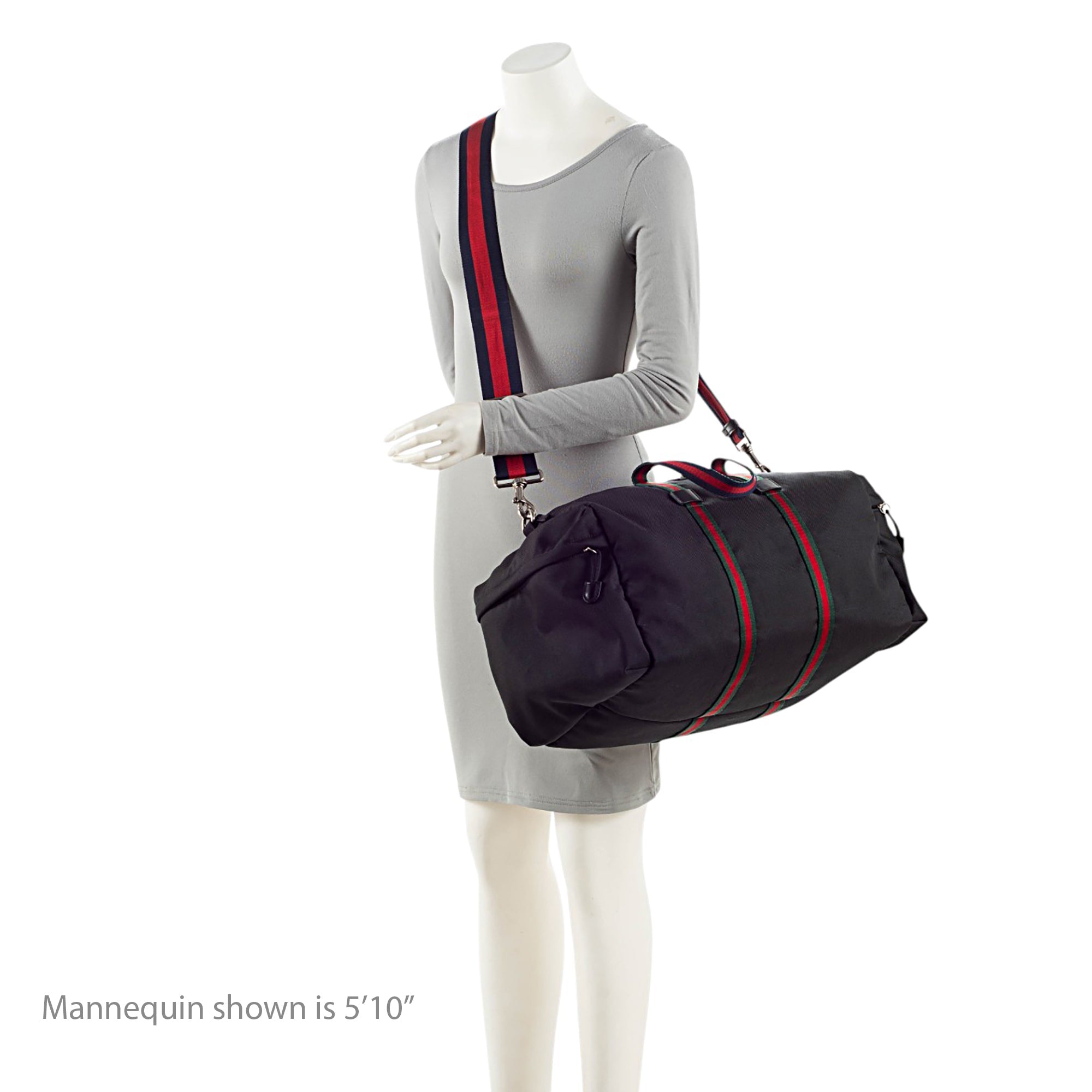 Gucci Techno Canvas Web Animalier Duffle