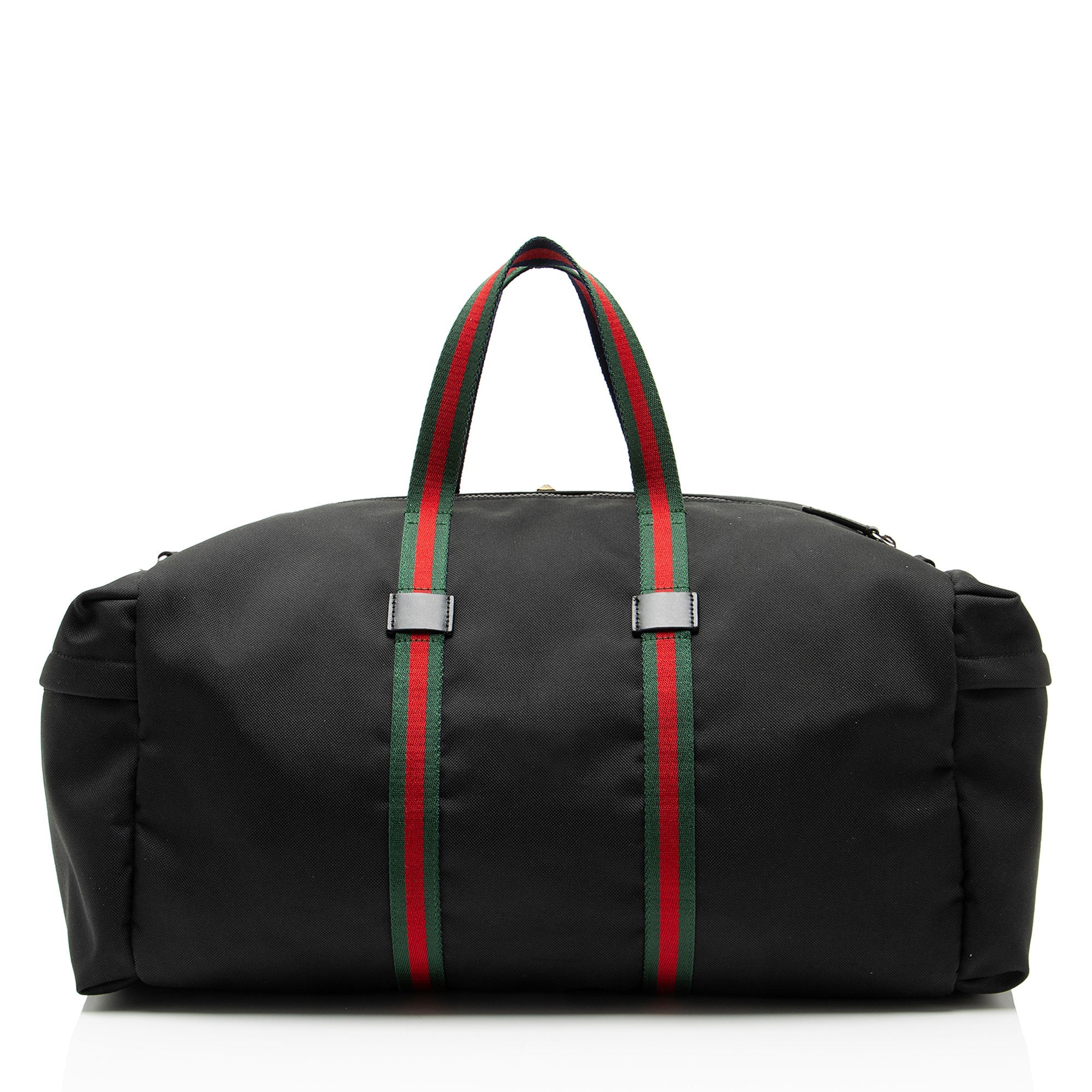 Gucci Techno Canvas Web Animalier Duffle