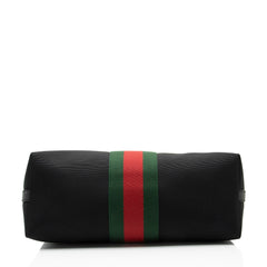 Gucci Techno Canvas Web Convertible Medium Tote