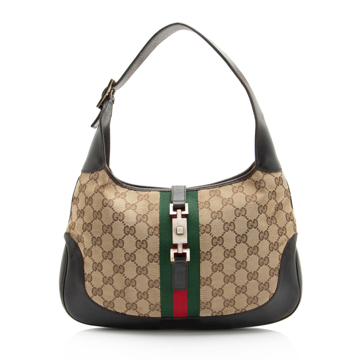 Gucci Vintage GG Canvas Jackie Shoulder Bag